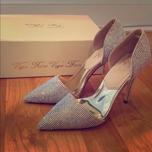 Glitter Pumps Size 6